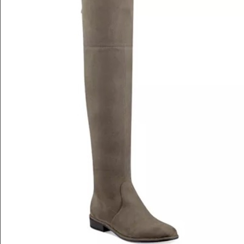 Marc fisher taupe over the knee boots